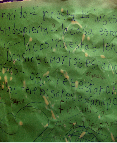 Describiendo su hogar usando la escritura silábica-alfabética (5 años).